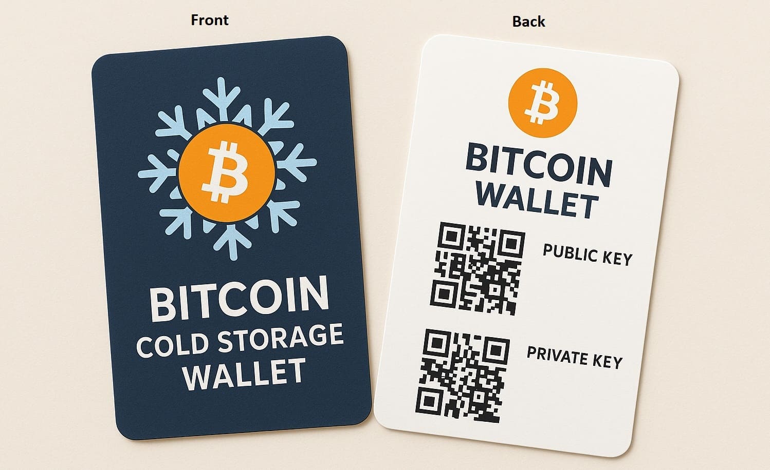 Secure Cold Storage & Personalized Crypto Gifts Wallet